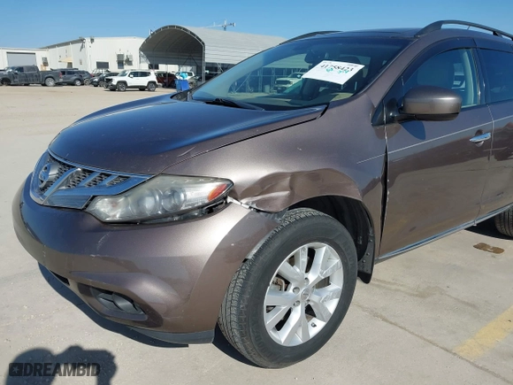 2011 Nissan Murano SV with VIN JN8AZ1MW3BW171540, listed as a IAAI auction lot 41758423 with 131,457 mi miles. Bid and sale history available at carsss.com. Image 6.
