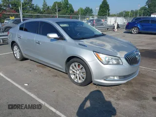 2015 Buick LaCrosse Leather with VIN 1G4GB5GR1FF309410, listed as a IAAI auction lot 42663395 with 218,551 mi miles and . Bid and sale history available at DreamBid. Image 1.