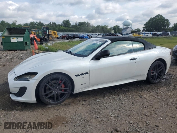 2015 Maserati GranTurismo Sport with VIN ZAM45VMA7F0129599, listed as a Copart auction lot 62089003 with 17,113 mi miles and . Bid and sale history available at DreamBid. Image 1.