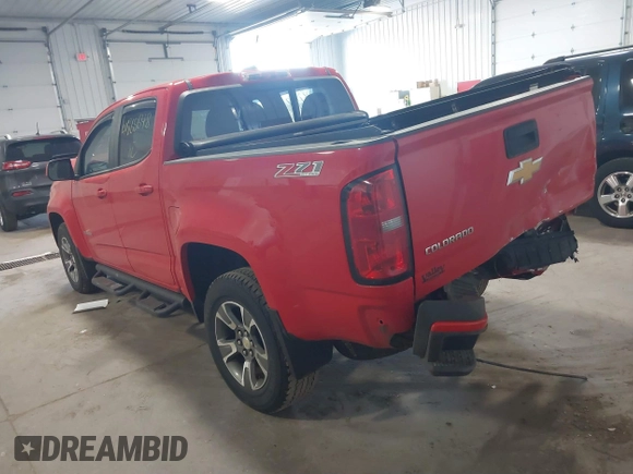 2016 Chevrolet Colorado 4WD Z71 with VIN 1GCGTDE38G1119127, listed as a IAAI auction lot 41865648 with 75,828 mi miles. Bid and sale history available at carsss.com. Image 3.