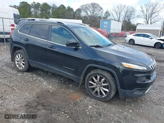 2014 Jeep Cherokee Limited with VIN 1C4PJLDB2EW173791, listed as a IAAI auction lot 41505223 with 167,848 mi miles. Bid and sale history available at carsss.com. Image 1.