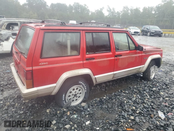 1995 Jeep Cherokee Country with VIN 1J4FJ78S5SL645499, listed as a Copart auction lot 72695794 with 62,012 mi miles and Non Repairable. Bid and sale history available at carsss.com. Image 3.