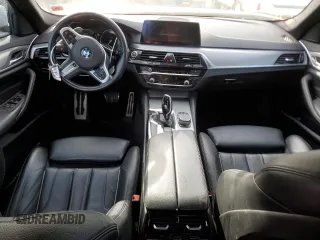 2019 BMW 5 Series 540i xDrive with VIN WBAJE7C59KWW14855, listed as a Copart auction lot 49840104 with 61,705 mi miles and Salvage title. Bid and sale history available at DreamBid. Image 8.