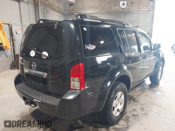 2010 Nissan Pathfinder LE with VIN 5N1AR1NBXAC611479, listed as a IAAI auction lot 42718881 with 221,794 mi miles and . Bid and sale history available at DreamBid. Image 4.