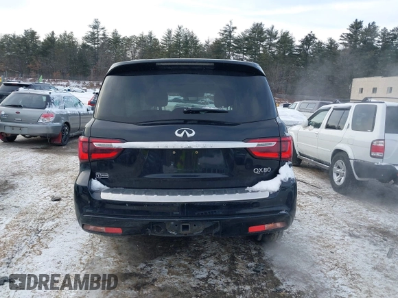 2018 Infiniti QX80 with VIN JN8AZ2NE6J9195243, listed as a IAAI auction lot 41348355 with 119,402 mi miles and . Bid and sale history available at DreamBid. Image 17.