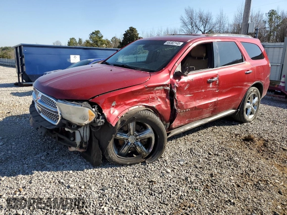 2011 Dodge Durango Citadel with VIN 1D4RD5GG0BC603143, listed as a Copart auction lot 48382145 with 119,490 mi miles and Clean title. Bid and sale history available at DreamBid. Image 1.