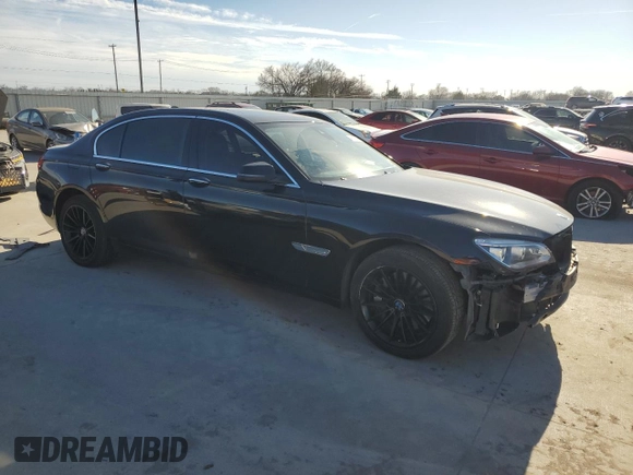 2014 BMW 7 Series ALPINA B7 xDrive with VIN WBAYF8C55ED141747, listed as a Copart auction lot 46998675 with 88,504 mi miles and Salvage Title. Bid and sale history available at DreamBid. Image 4.