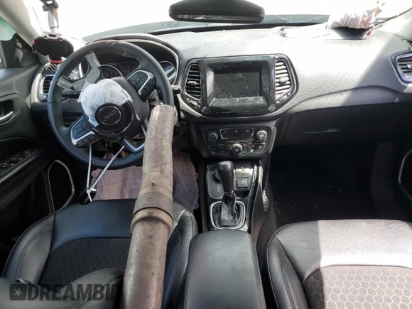 2021 Jeep Compass Altitude with VIN 3C4NJDBB3MT586386, listed as a Copart auction lot 58869495 with Not provided miles and Salvage title. Bid and sale history available at DreamBid. Image 8.