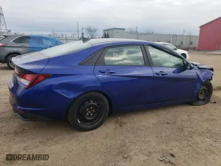2021 Hyundai Elantra SEL with VIN KMHLM4AG9MU171764, listed as a Copart auction lot 89169465 with 85,235 mi miles and Salvage Title. Bid and sale history available at carsss.com. Image 3.