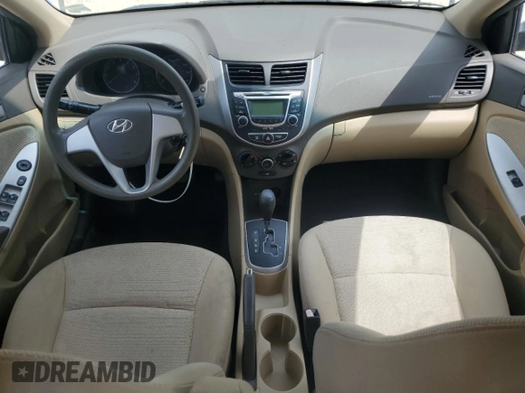 2012 Hyundai Accent GLS with VIN KMHCT4AEXCU037989, listed as a Copart auction lot 53439415 with 102,948 mi miles and Salvage Title. Bid and sale history available at carsss.com. Image 8.