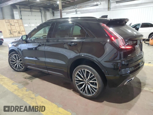 2024 Cadillac XT4 AWD Sport with VIN 1GYFZFR46RF215816, listed as a Copart auction lot 70639624 with 381 mi miles and Salvage title. Bid and sale history available at DreamBid. Image 2.