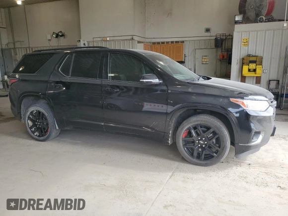 2020 Chevrolet Traverse Premier with VIN 1GNERKKW0LJ159468, listed as a Copart auction lot 53095035 with 80,848 mi miles and Salvage title. Bid and sale history available at DreamBid. Image 4.