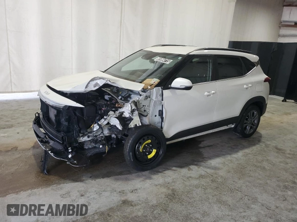 2023 Kia Seltos S with VIN KNDEU2AA0P7444333, listed as a Copart auction lot 55994715 with 29,444 mi miles and Clean title. Bid and sale history available at DreamBid. Image 1.