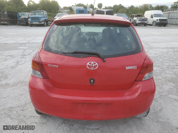2009 Toyota Yaris with VIN JTDKT903995232885, listed as a Copart auction lot 71397904 with 112,804 mi miles and Salvage Title. Bid and sale history available at carsss.com. Image 6.