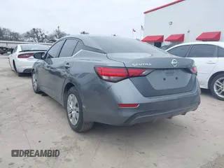 2020 Nissan Sentra S with VIN 3N1AB8BV4LY264955, listed as a IAAI auction lot 41633856 with 14,631 mi miles. Bid and sale history available at carsss.com. Image 3.