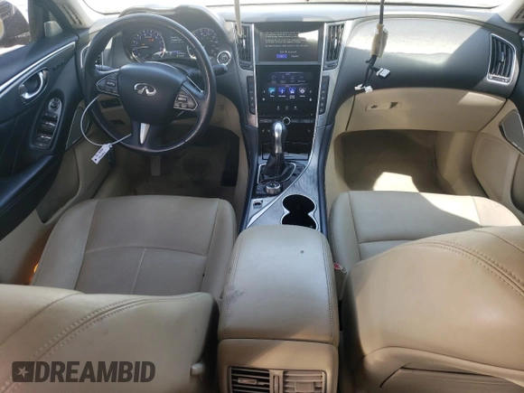 2017 Infiniti Q50 3.0t Premium with VIN JN1EV7AP9HM730394, listed as a Copart auction lot 51626035 with 83,138 mi miles and Salvage Title. Bid and sale history available at carsss.com. Image 8.