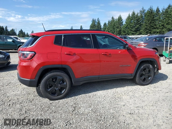 2020 Jeep Compass Latitude z VIN 3C4NJDBB0LT117108, wystawiony jako Copart lot #61243675 z przebiegiem 27 466 mil mil oraz Szkoda całkowita • Salvage title. Historia ofert i sprzedaży dostępna na DreamBid. Obrazek 3.