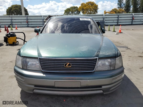 1996 Lexus LS 400 with VIN JT8BH22F2T0048147, listed as a Copart auction lot 50951765 with NaN miles and Salvage Title. Bid and sale history available at carsss.com. Image 5.