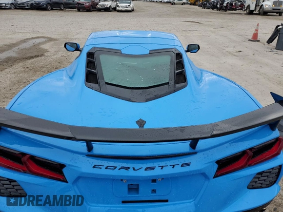 2022 Chevrolet Corvette 1LT with VIN 1G1YA2D4XN5110615, listed as a Copart auction lot 80873454 with 20,895 mi miles and Salvage Title. Bid and sale history available at carsss.com. Image 10.