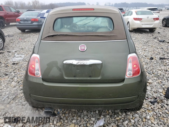 2012 FIAT 500 Pop with VIN 3C3CFFDR1CT343449, listed as a Copart auction lot 50960485 with 113,716 mi miles and Clean Title. Bid and sale history available at carsss.com. Image 6.