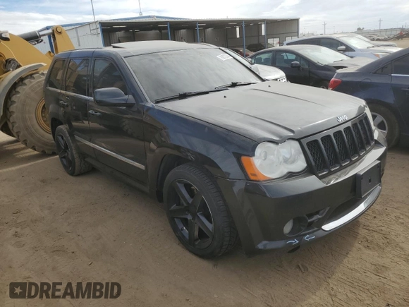 2008 Jeep Grand Cherokee SRT-8 with VIN 1J8HR78378C221985, listed as a Copart auction lot 76872364 with 158,462 mi miles and Clean Title. Bid and sale history available at carsss.com. Image 4.