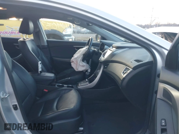 2013 Hyundai Elantra Limited with VIN 5NPDH4AE8DH240093, listed as a IAAI auction lot 41134057 with 131,567 mi miles and . Bid and sale history available at DreamBid. Image 5.