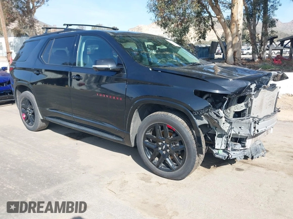 2020 Chevrolet Traverse Premier with VIN 1GNEVKKW0LJ295174, listed as a IAAI auction lot 41599409 with 30,291 mi miles. Bid and sale history available at carsss.com. Image 1.