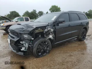 2019 Dodge Durango GT with VIN 1C4RDJDG2KC833745, listed as a Copart auction lot 61375775 with 44,421 mi miles and Salvage title. Bid and sale history available at DreamBid. Image 1.