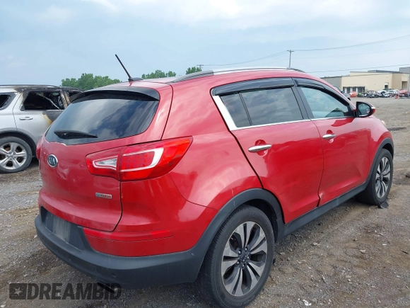2011 Kia Sportage SX with VIN KNDPC3A6XB7163095, listed as a IAAI auction lot 42760371 with 134,235 mi miles and . Bid and sale history available at DreamBid. Image 4.