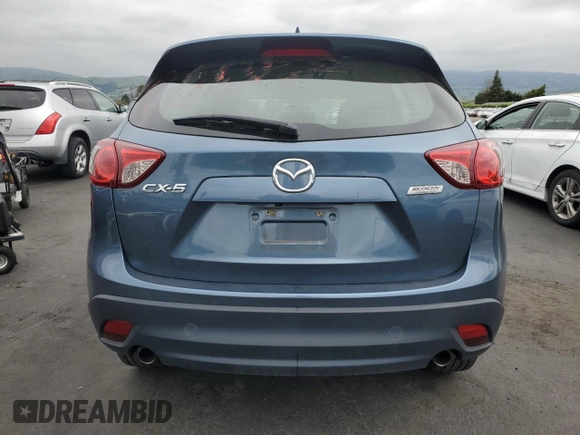 2016 Mazda CX-5 Sport with VIN JM3KE2BY4G0789618, listed as a Copart auction lot 53318245 with 52,801 mi miles and Salvage Title. Bid and sale history available at carsss.com. Image 6.