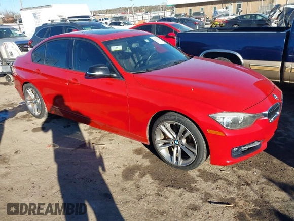 2013 BMW 3 Series 328i with VIN WBA3A5C54DF357700, listed as a IAAI auction lot 41341664 with 1 mi miles. Bid and sale history available at carsss.com. Image 1.