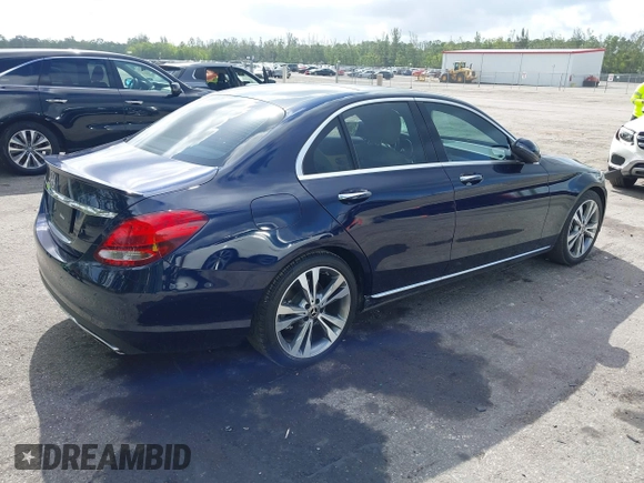 2018 Mercedes-Benz C 300 with VIN WDDWF4JB2JR345906, listed as a IAAI auction lot 41933916 with 56,290 mi miles and . Bid and sale history available at carsss.com. Image 4.