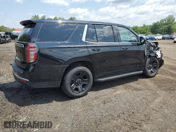 2023 Chevrolet Tahoe Commercial z VIN 1GNSKLED8PR181443, wystawiony jako Copart lot #58141565 z przebiegiem 39 341 mil mil oraz Szkoda całkowita • Salvage title. Historia ofert i sprzedaży dostępna na DreamBid. Obrazek 3.