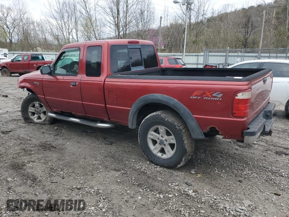 2004 Ford Ranger XL Fleet with VIN 1FTZR45E14PB65707, listed as a Copart auction lot 50123165 with 111,409 mi miles and Salvage title. Bid and sale history available at DreamBid. Image 2.