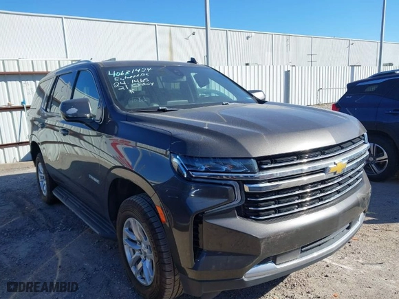 2021 Chevrolet Tahoe LT with VIN 1GNSCNKD9MR266140, listed as a IAAI auction lot 40631424 with 70,637 mi miles. Bid and sale history available at carsss.com. Image 1.