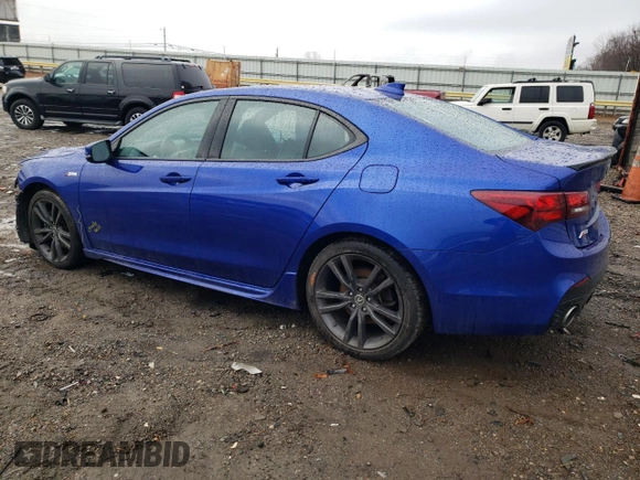 2020 Acura TLX w/A-Spec Pkg with VIN 19UUB1F63LA009028, listed as a Copart auction lot 43976475 with 51,929 mi miles and Salvage Title. Bid and sale history available at carsss.com. Image 2.