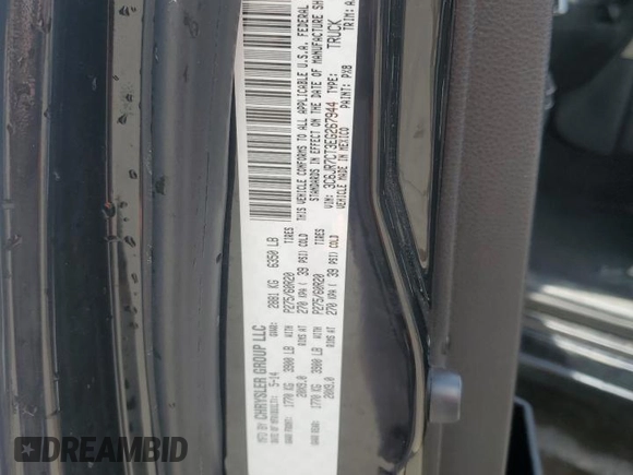 2014 Ram 1500 z VIN 3C6JR7CT3EG267944, wystawiony jako Copart lot #58227375 z przebiegiem 134 917 mil mil oraz Szkoda całkowita • Salvage title. Historia ofert i sprzedaży dostępna na DreamBid. Obrazek 12.