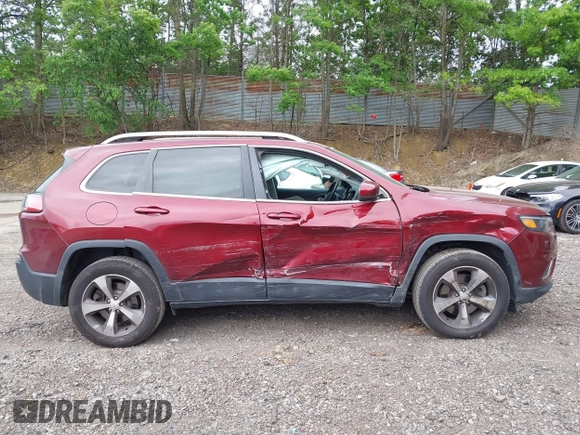 2019 Jeep Cherokee Limited with VIN 1C4PJMDX3KD235353, listed as a IAAI auction lot 42356341 with 104,109 mi miles and . Bid and sale history available at DreamBid. Image 13.