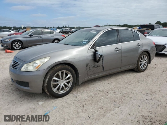2007 Infiniti G35 Journey with VIN JNKBV61EX7M729115, listed as a Copart auction lot 70764774 with 107,536 mi miles and Salvage Title. Bid and sale history available at DreamBid. Image 1.