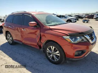 2017 Nissan Pathfinder S with VIN 5N1DR2MN6HC615277, listed as a Copart auction lot 49670935 with 168,932 mi miles and Salvage Title. Bid and sale history available at DreamBid. Image 4.