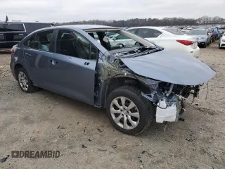 2024 Toyota Corolla LE with VIN 5YFB4MDE8RP164965, listed as a Copart auction lot 44899155 with 11,695 mi miles and Salvage Title. Bid and sale history available at carsss.com. Image 4.