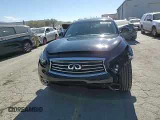 2016 Infiniti QX70 with VIN JN8CS1MU4GM670913, listed as a Copart auction lot 44271595 with 66,151 mi miles and Salvage title. Bid and sale history available at DreamBid. Image 14.