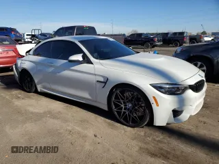 2020 BMW M4 with VIN WBS4Z9C04L5N26347, listed as a Copart auction lot 85129104 with 50,056 mi miles and Salvage Title. Bid and sale history available at carsss.com. Image 4.