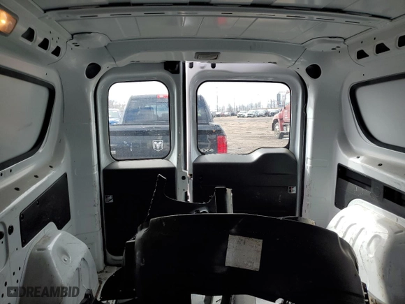 2021 Ram ProMaster City Cargo Van Tradesman with VIN ZFBHRFAB2M6V35882, listed as a Copart auction lot 48037555 with 83,394 mi miles and Clean Title. Bid and sale history available at carsss.com. Image 10.
