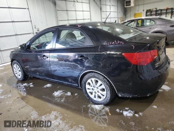 2010 Kia Forte EX with VIN KNAFU4A2XA5053828, listed as a Copart auction lot 45892545 with 78,365 mi miles and Salvage Title. Bid and sale history available at carsss.com. Image 2.