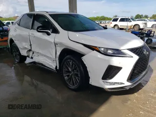2022 Lexus RX with VIN 2T2YZMDA3NC309960, listed as a Copart auction lot 65665624 with 18,695 mi miles and Salvage Title. Bid and sale history available at carsss.com. Image 4.