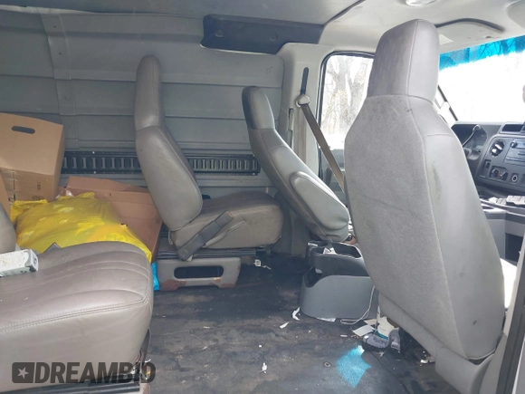 2012 Ford Econoline Cargo Super Duty Commercial with VIN 1FTSE3EL1CDB10082, listed as a IAAI auction lot 41915408 with 336,061 mi miles and . Bid and sale history available at carsss.com. Image 8.