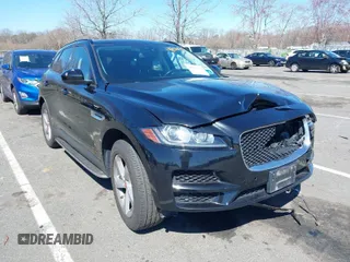 2018 Jaguar F-Pace 30t Premium with VIN SADCJ2GX6JA289636, listed as a IAAI auction lot 41906350 with 93,158 mi miles and . Bid and sale history available at DreamBid. Image 1.