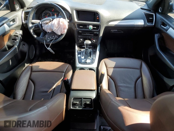 2017 Audi Q5 with VIN WA1V2AFP2HA007428, listed as a Copart auction lot 45793335 with 100,239 mi miles and Salvage title. Bid and sale history available at DreamBid. Image 8.
