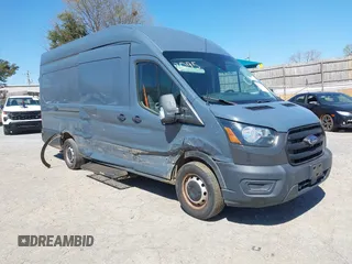 2020 Ford Transit Cargo with VIN 1FTBR3X87LKA48065, listed as a IAAI auction lot 41780797 with 82,385 mi miles. Bid and sale history available at carsss.com. Image 1.